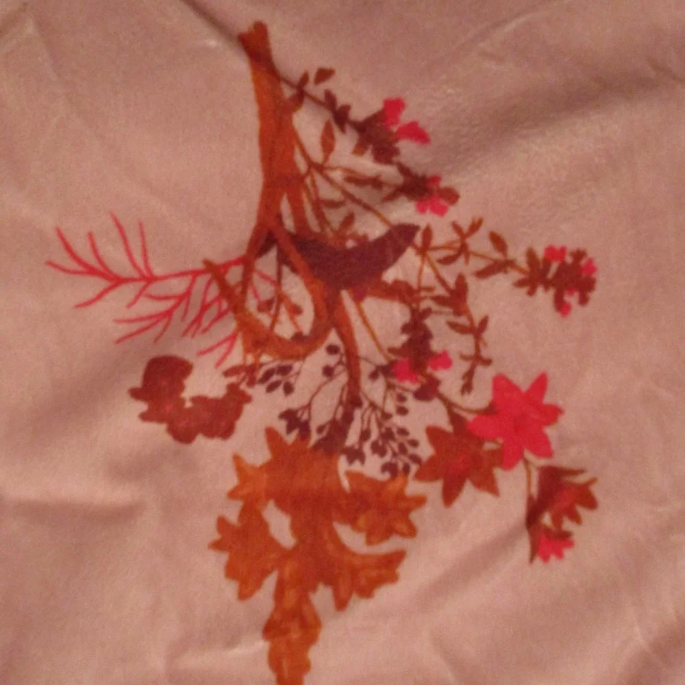 Anthropologie Pink Floral Quilt